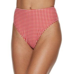 WeWoreWhat Womens High Waist Bikini Bottoms NEW